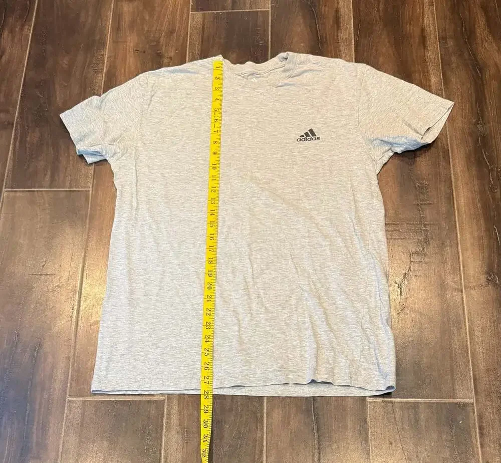 Adidas Golf Men's Crew Neck Short Sleeve Logo Graphic T-Shirt Gray